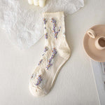 Lässige Florale Socken