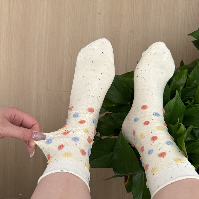 Lässige Gepunktete Socken