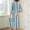 Gestreepte Casual Jurk
