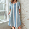 Gestreepte Casual Jurk