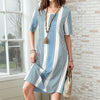 Gestreepte Casual Jurk