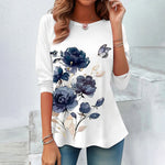 T-Shirt Con Stampa Floreale