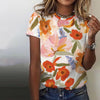 Vintage T-Shirt Met Bloemenprint