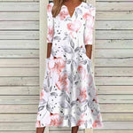 Casual Jurk Met Bloemenprint