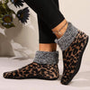 Warme Socken Mit Leopardenmuster