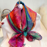 Vintage Kleurrijke Gradiënt Sjaal