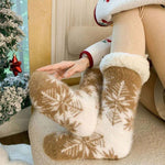 Calcetines Calientes Antideslizantes De Navidad