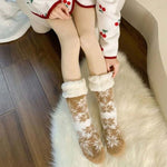 Calcetines Calientes Antideslizantes De Navidad