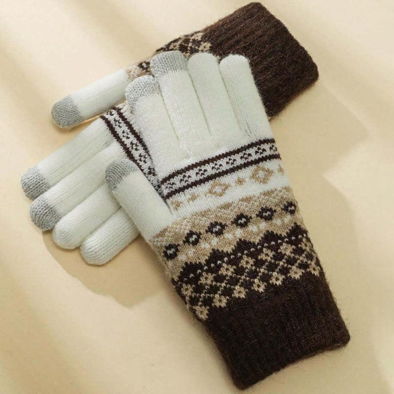 Vintage Etnische Warme Handschoenen
