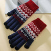Warme Vintage-Ethno-Handschuhe