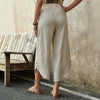 【Katoen En Linnen】Comfortabele Vrijetijdsbroek