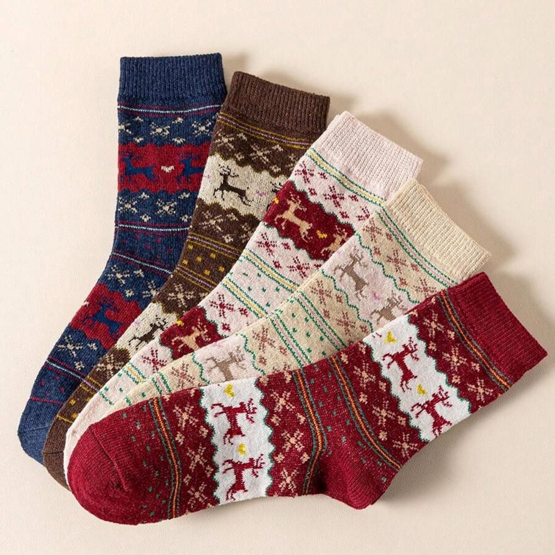 Weihnachtliche Freizeitsocken