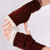 Warme Strickhandschuhe