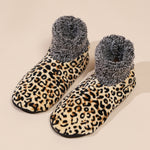 Warme Socken Mit Leopardenmuster