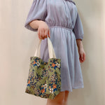 Vintage-Tasche Mit Blumendruck