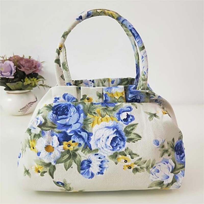 Casual Tas Met Bloemenprint