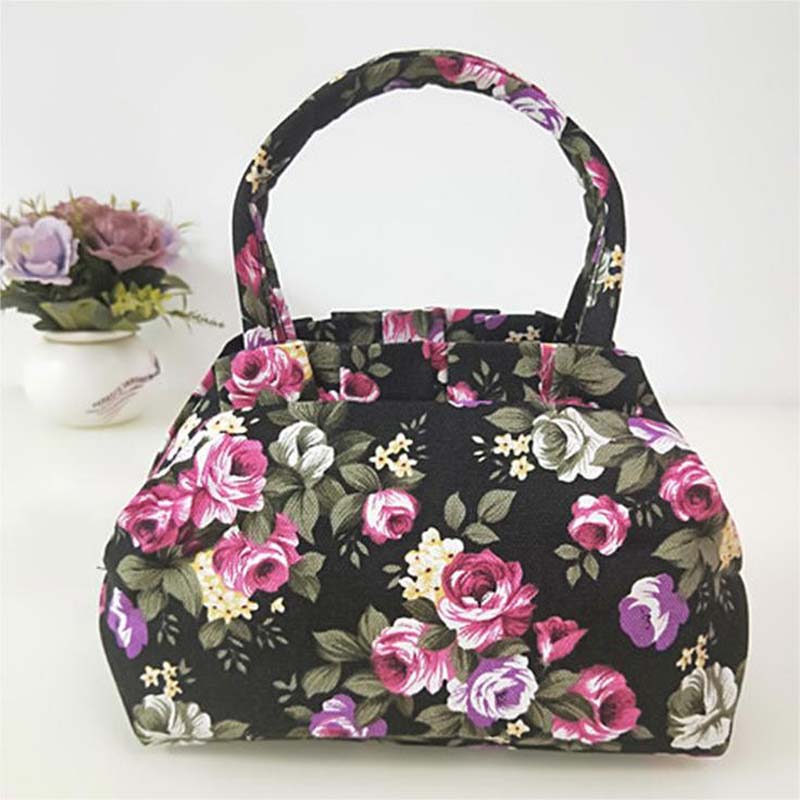 Casual Tas Met Bloemenprint