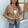 Cardigan Lavorato A Maglia Casual