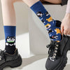 Asymmetrische Socken Mit Tiermuster