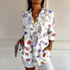 【Lange Mouwen】Casual Blouse Met Bloemenprint