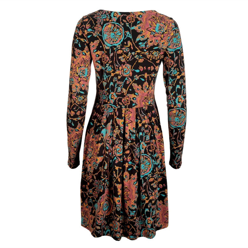 Vintage bedrucktes Kleid