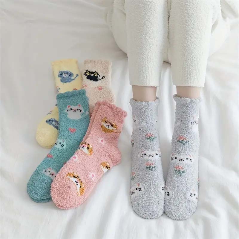 Cated Hot Socks