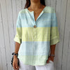Casual Blouse Met Colourblocking