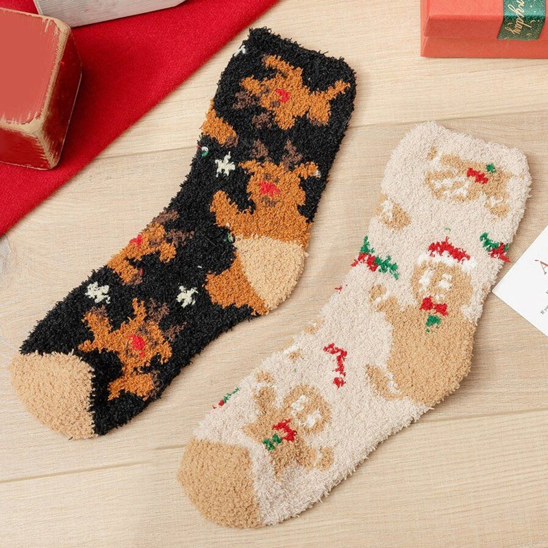 Weihnachtliche Freizeitsocken