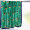 Peacock Feathers Print Scarf