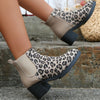 Stivali di stampa leopardati vintage