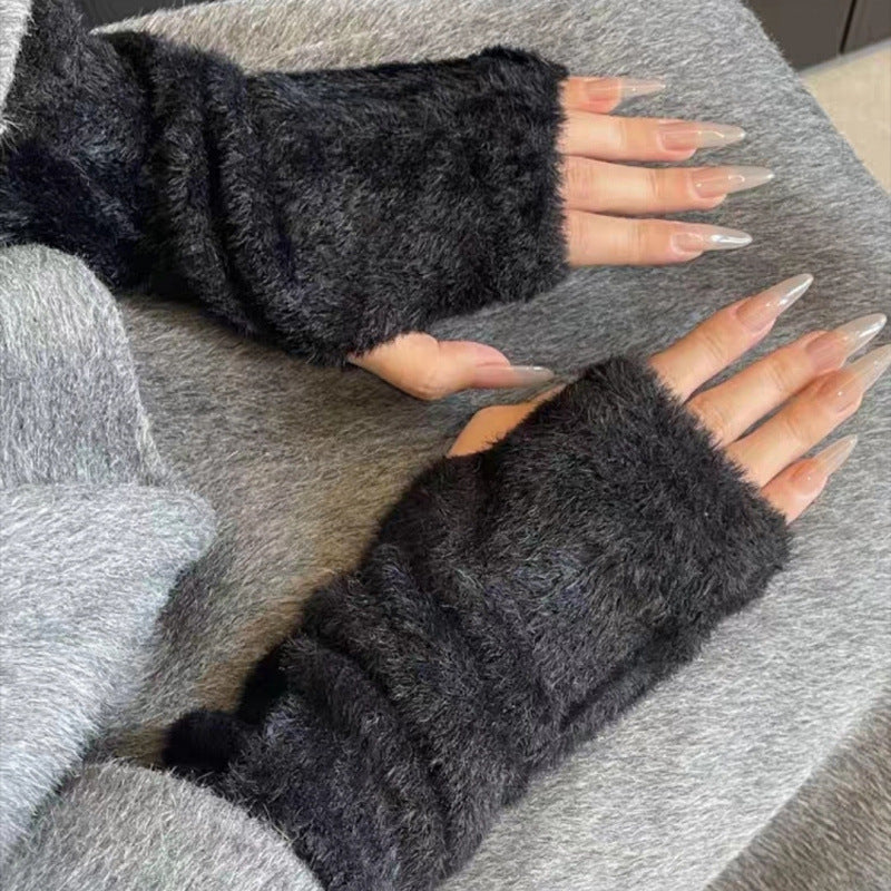 Warme Handschuhe In Unifarben