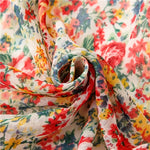 Vintage bloemen sjaal