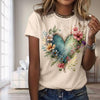 T-Shirt À Imprimé Floral Vintage