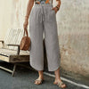 【Katoen En Linnen】Comfortabele Vrijetijdsbroek