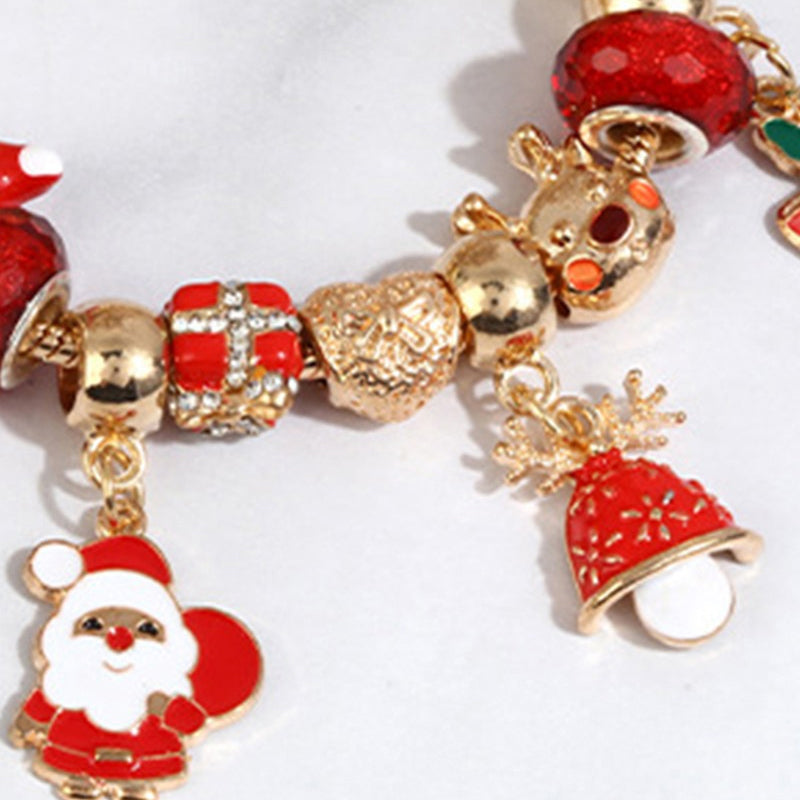 Bracelet Perlé Créatif De Noël