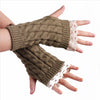 Warme Strickhandschuhe