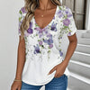 Casual T-Shirt Met Vlinderprint