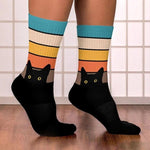 Süße Socken Mit Katzenmuster