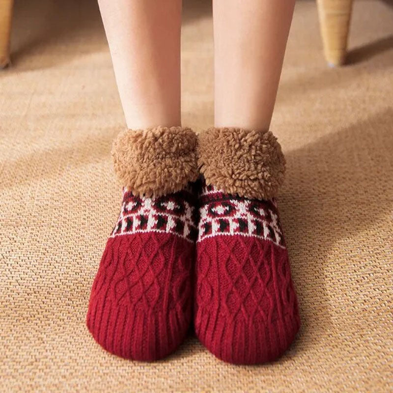 Warme Rutschfeste Socken