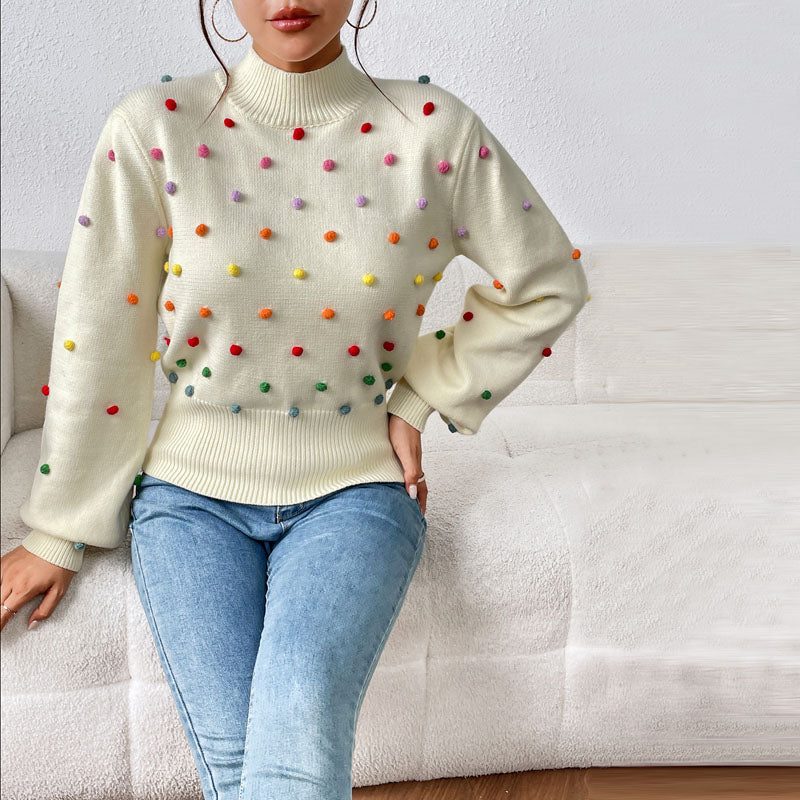 Suéter de punto casual de moda