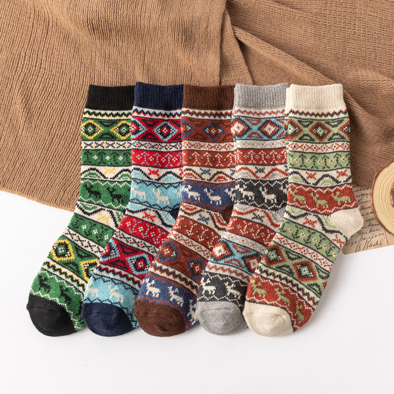 Paquete de 5 pares de calcetines étnicos