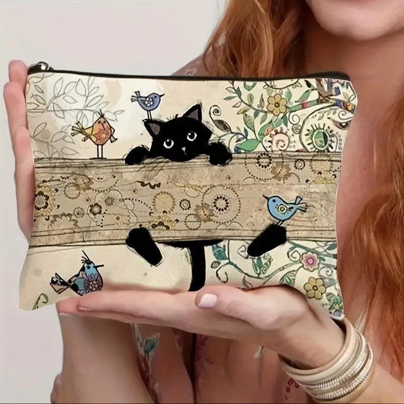 Bolso Creativo Con Patrón De Gato