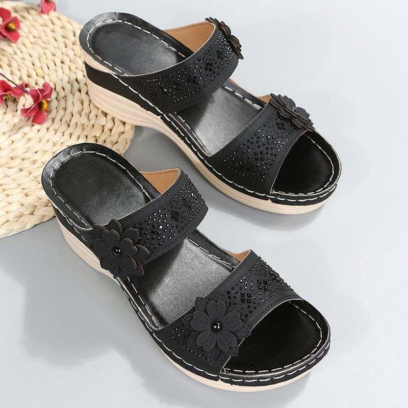 Zapatillas De Cuña Vintage
