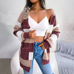 Cardigan Casual a righe