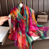 Vintage Kleurrijke Gradiënt Sjaal