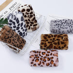 Warme Handschuhe Mit Leoparden-Print