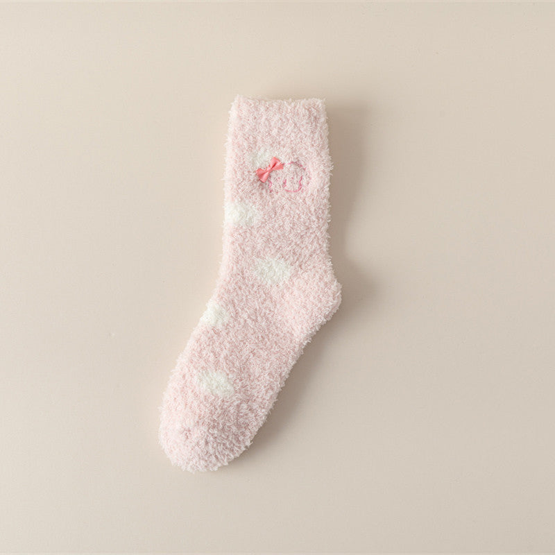 Chaussettes Chaudes En Peluche