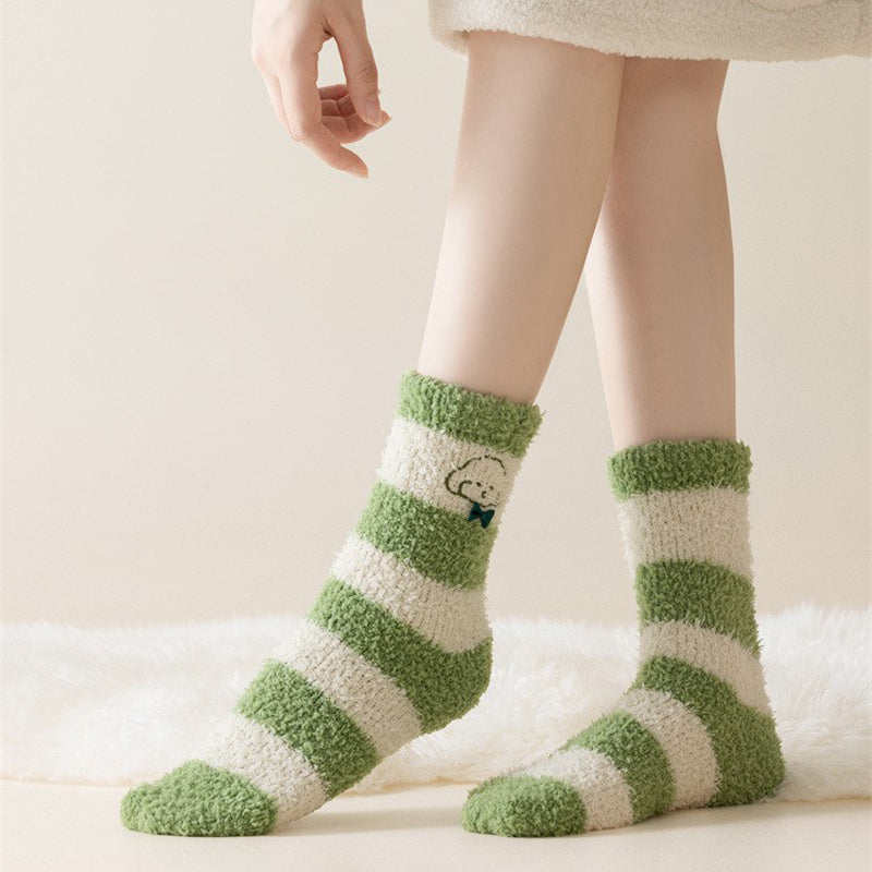 Chaussettes Chaudes En Peluche