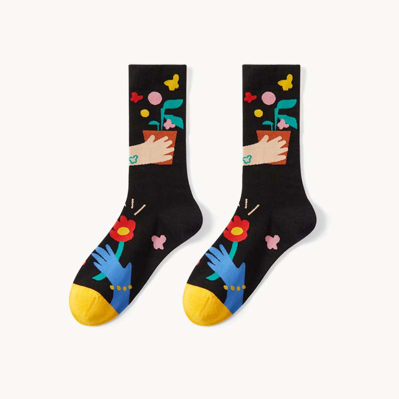 Lässige Kreative Socken