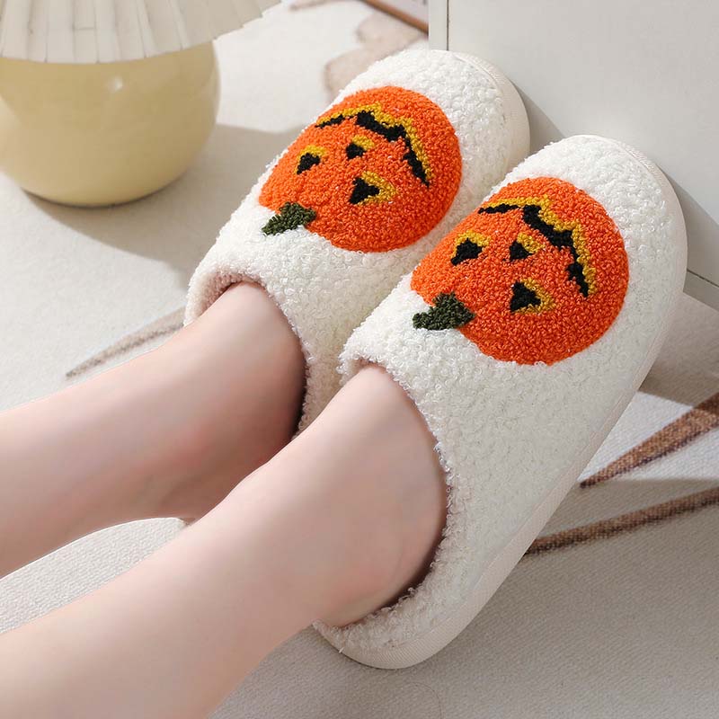 Pantofole di zucca lussuosa di Halloween